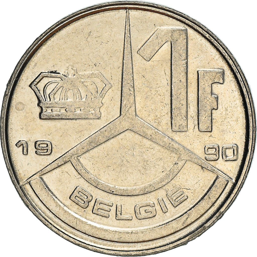 Belgian Coin 1 Franc - Baudouin I België | Star | KM171 | 1989 - 1993