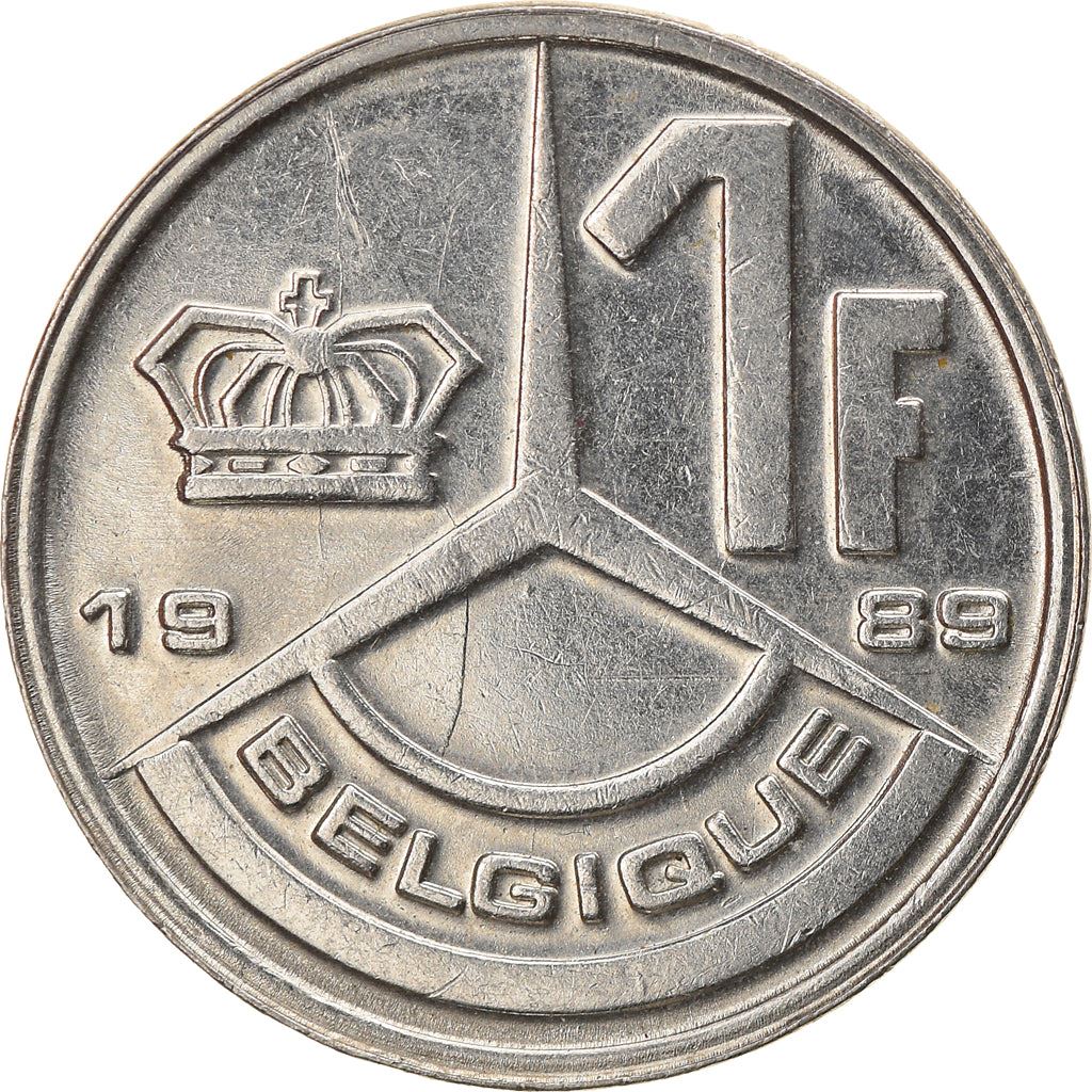 Belgian Coin 1 Franc - Baudouin I Belgique | Star | KM170 | 1989 - 1993