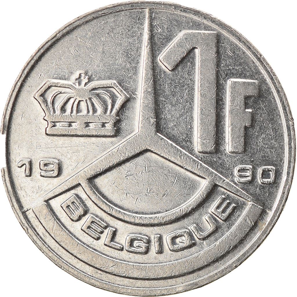 Belgian Coin 1 Franc - Baudouin I Belgique | Star | KM170 | 1989 - 1993