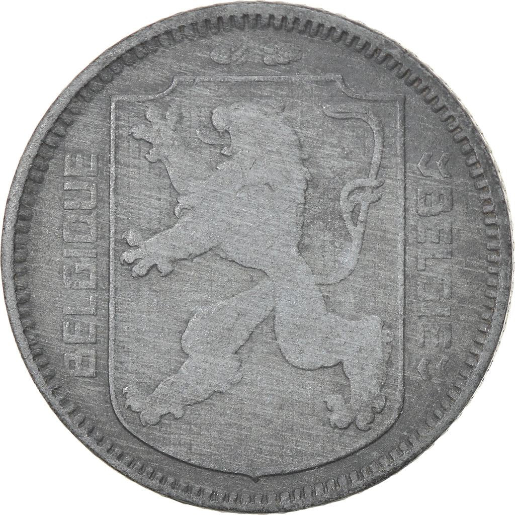 Belgian Coin 1 Franc - Léopold III BELGIQUE | Escutcheon | Lion | KM127 | 1941 - 1947