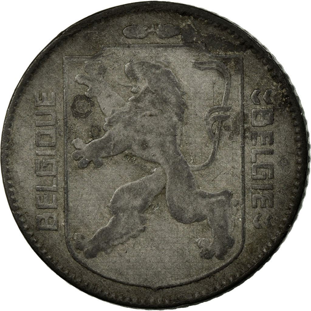 Belgian Coin 1 Franc - Léopold III BELGIQUE | Escutcheon | Lion | KM127 | 1941 - 1947