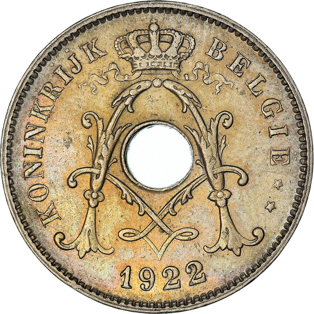 Belgian Coin 10 Centimes - Albert I België | Olive Branch | Star | KM86 | 1911 - 1929