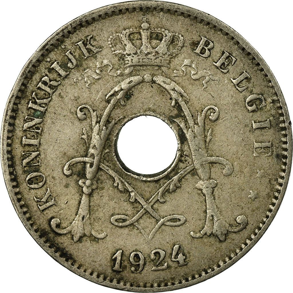 Belgian Coin 10 Centimes - Albert I België | Olive Branch | Star | KM86 | 1911 - 1929