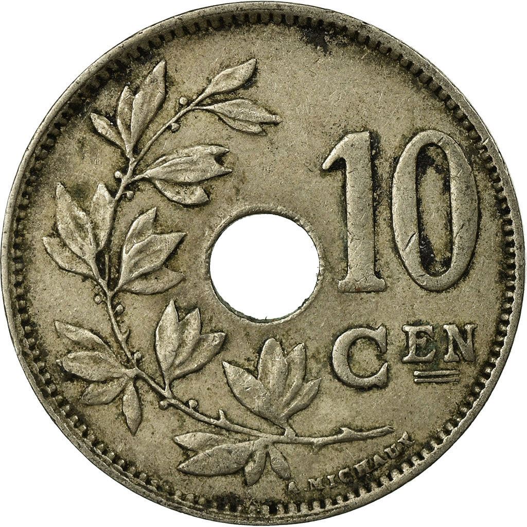 Belgian Coin 10 Centimes - Albert I België | Olive Branch | Star | KM86 | 1911 - 1929