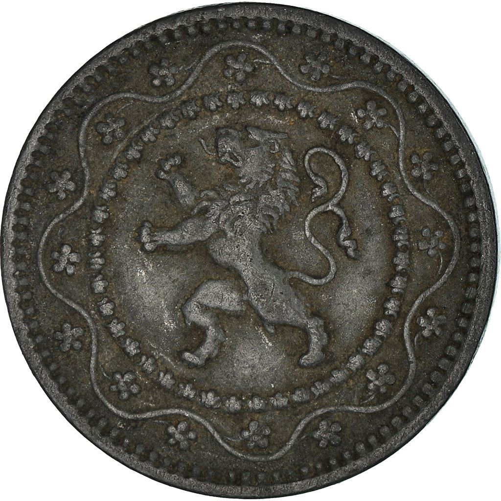 Belgian Coin 10 Centimes German Occupation Coinage | Lion | Flower | KM81 | 1915 - 1917