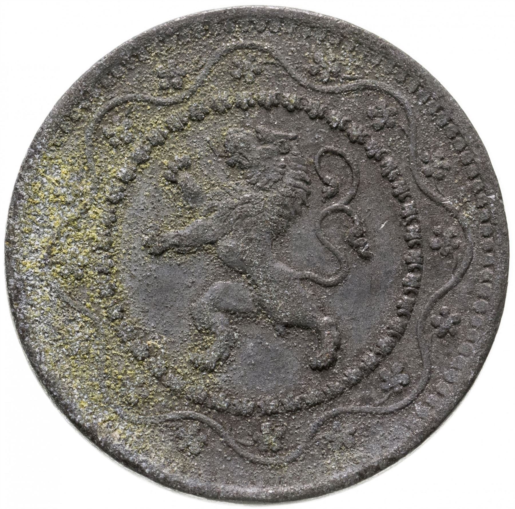 Belgian Coin 10 Centimes German Occupation Coinage | Lion | Flower | KM81 | 1915 - 1917