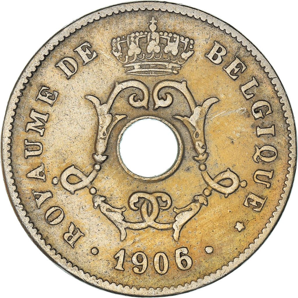 Belgian Coin 10 Centimes - Léopold II Belgique | Olive | Star | KM52 | 1903 - 1906