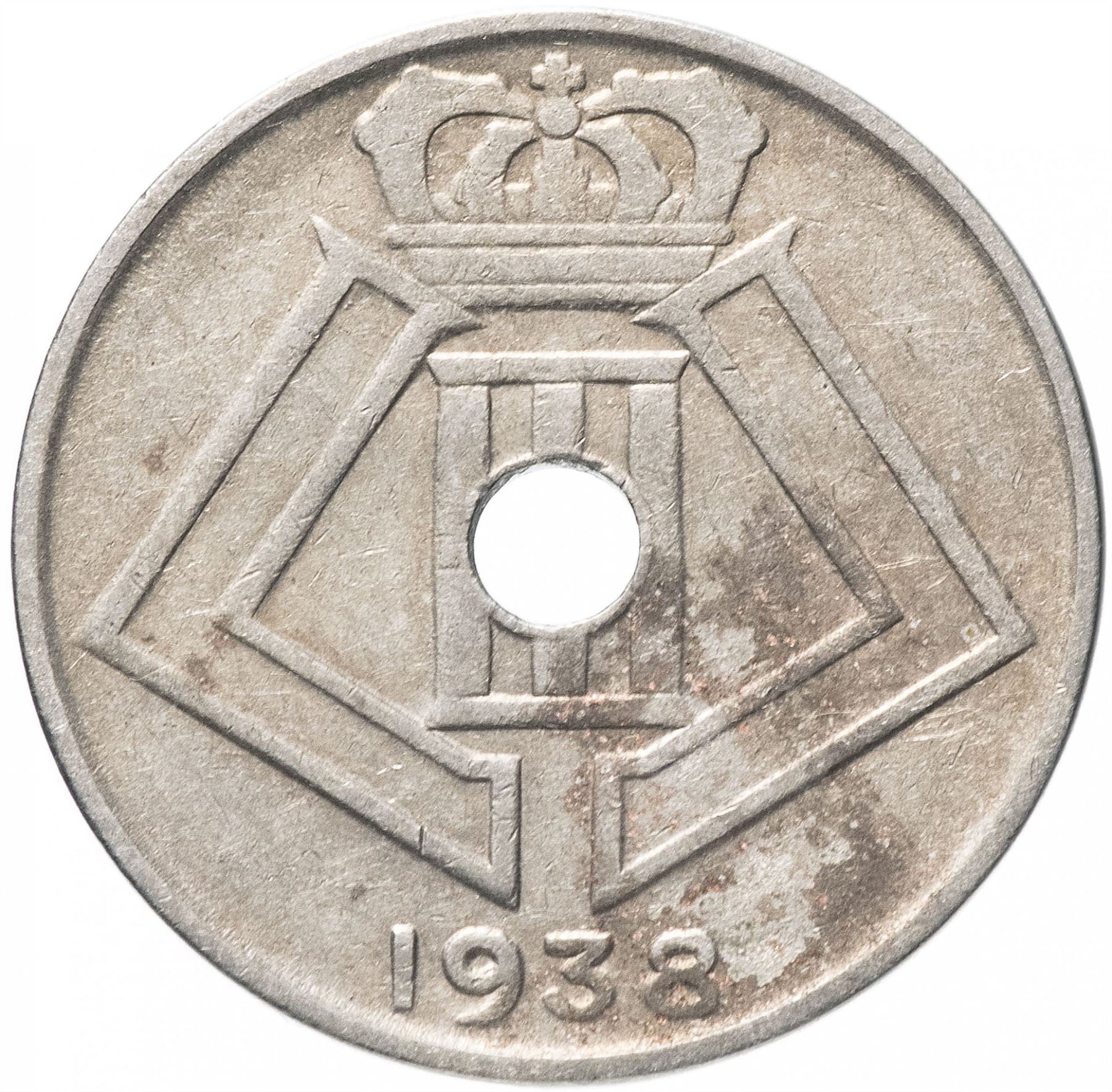 Belgian Coin 10 Centimes - Léopold III BELGIQUE | Namur | Hasselt | KM112 | 1938 - 1939