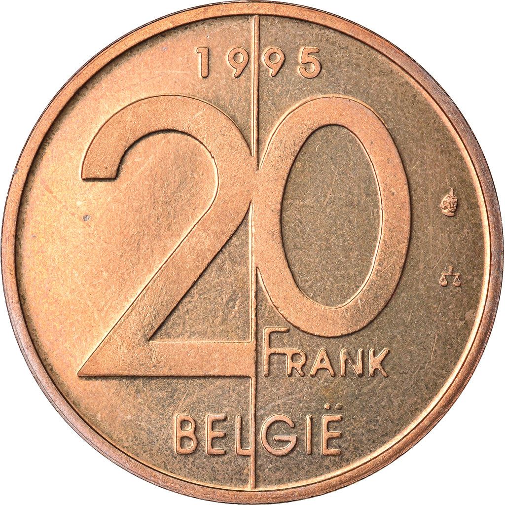 Belgian Coin 20 Francs - Albert II België | Angel | Scales | KM192 | 1994 - 2001