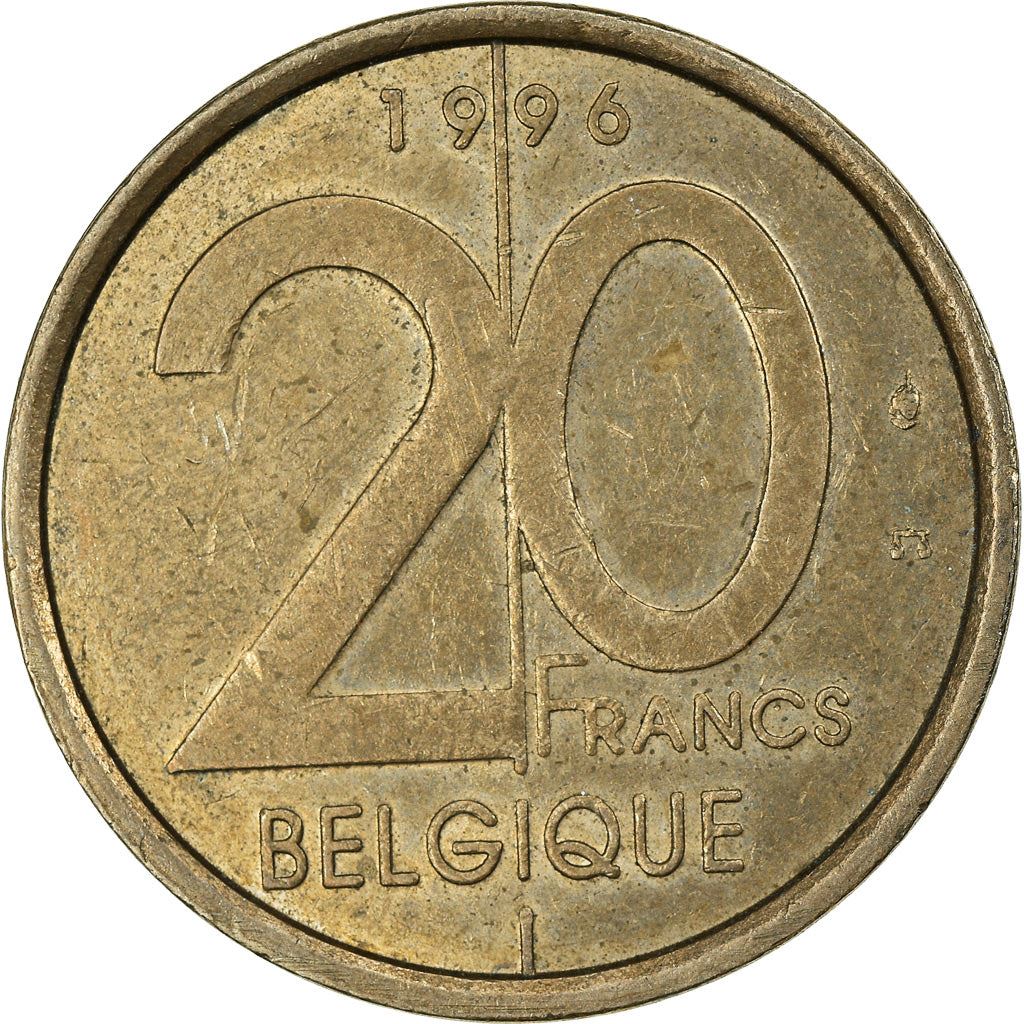 Belgian Coin 20 Francs - Albert II Belgique | Angel | Scales | KM191 | 1994 - 2001