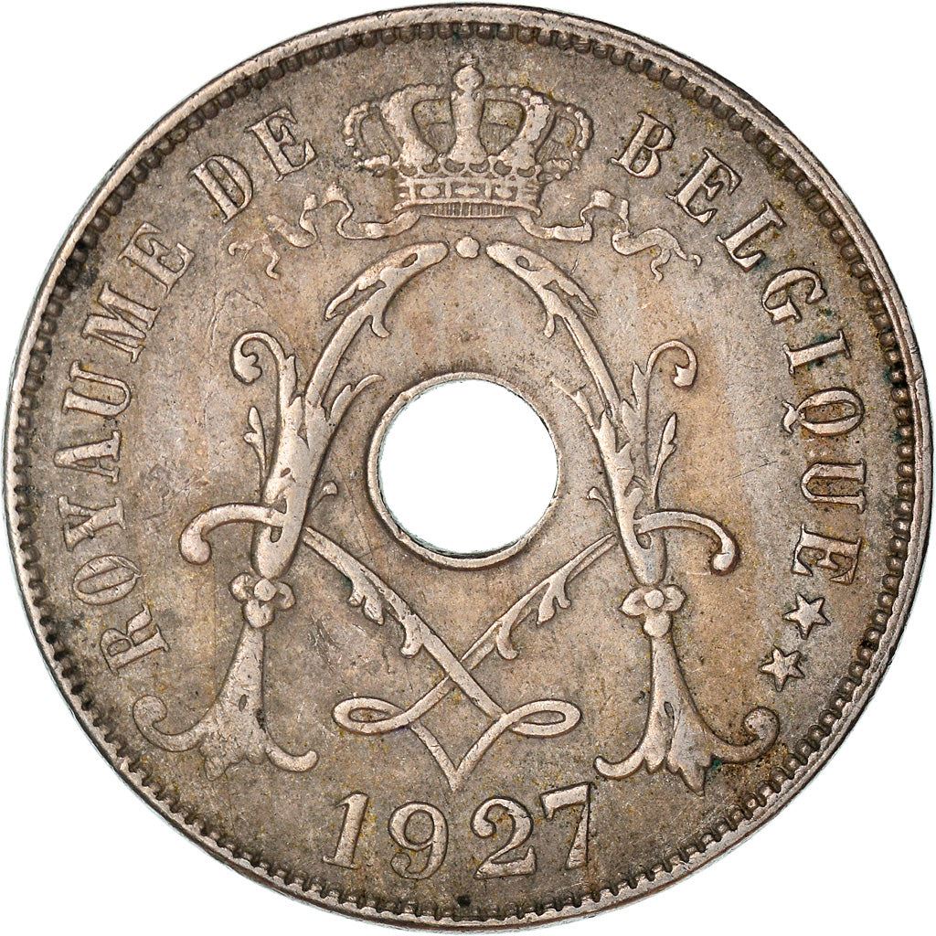 Belgian Coin 25 Centimes - Albert I Belgique | Olive Branch | Star | KM68.1 | 1913 - 1929