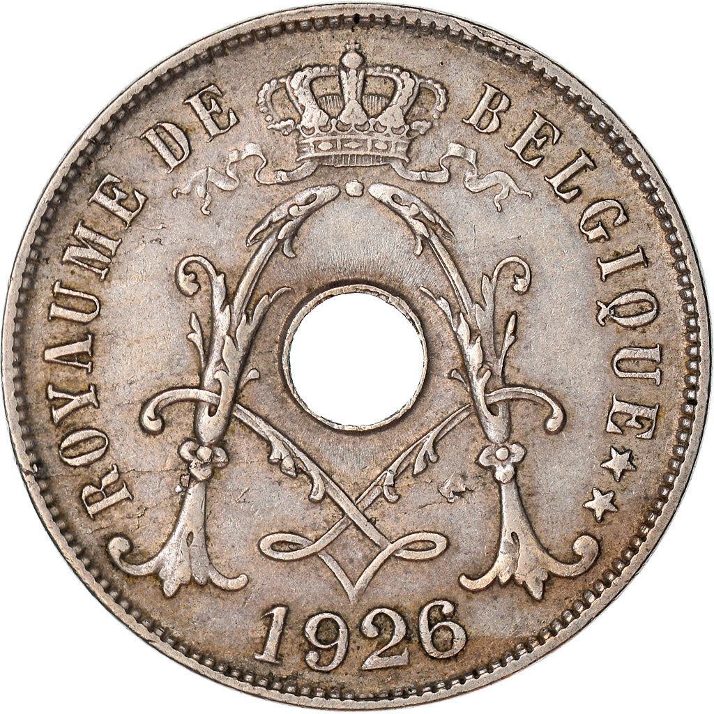 Belgian Coin 25 Centimes - Albert I Belgique | Olive Branch | Star | KM68.1 | 1913 - 1929