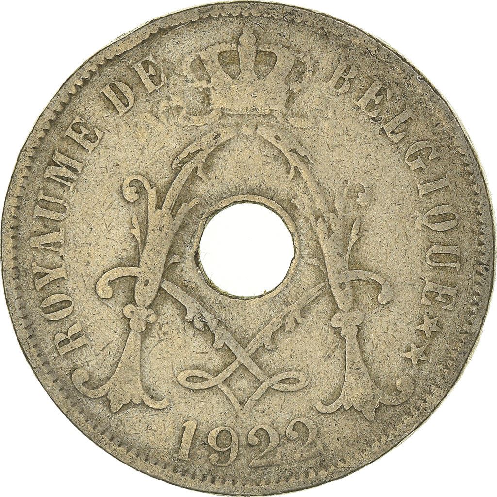 Belgian Coin 25 Centimes - Albert I Belgique | Olive Branch | Star | KM68.1 | 1913 - 1929