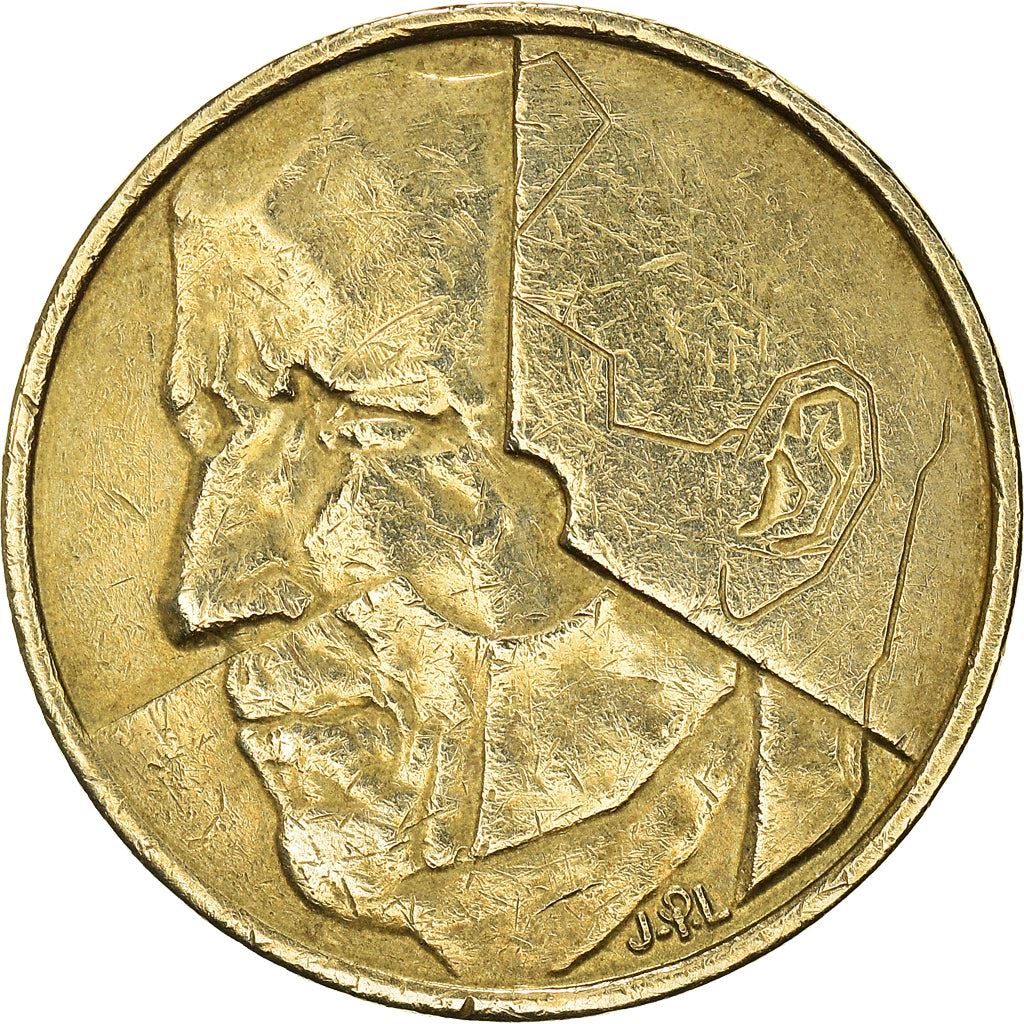 Belgian Coin 5 Francs - Baudouin I Belgique | Angel | Scales | KM163 | 1986 - 1993