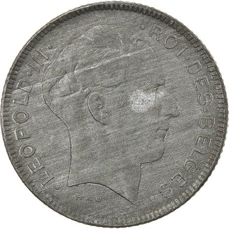 Belgian Coin 5 Francs - Leopold III Belgique | KM129 | 1941 - 1947