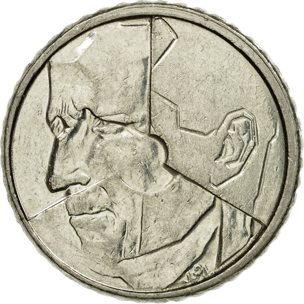 Belgian Coin 50 Francs - Baudouin I België | Angel | Privy | Scale | KM169 | 1987 - 1993