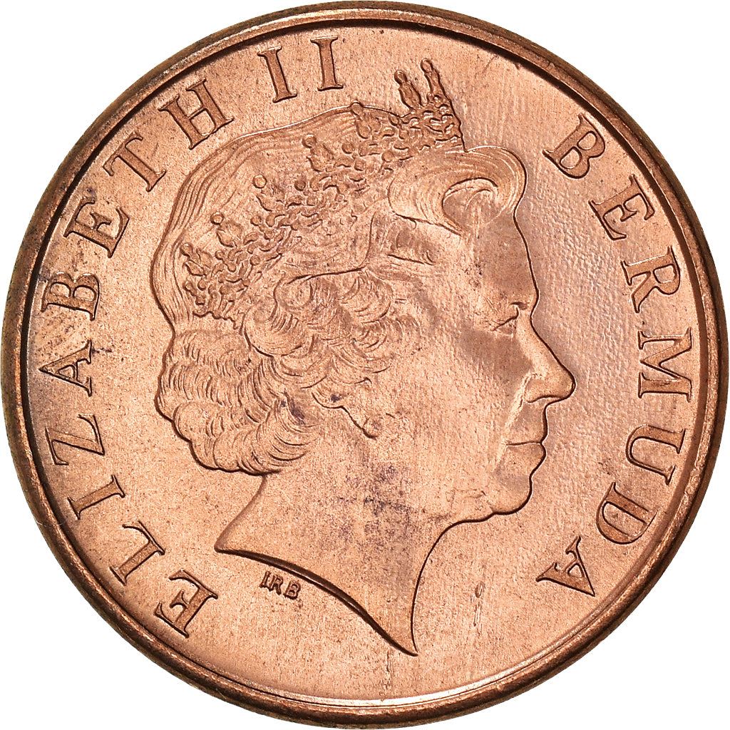 Bermuda | 1 Cent Coin | Queen Elizabeth II | Wild Boar | KM107 | 1999 - 2008