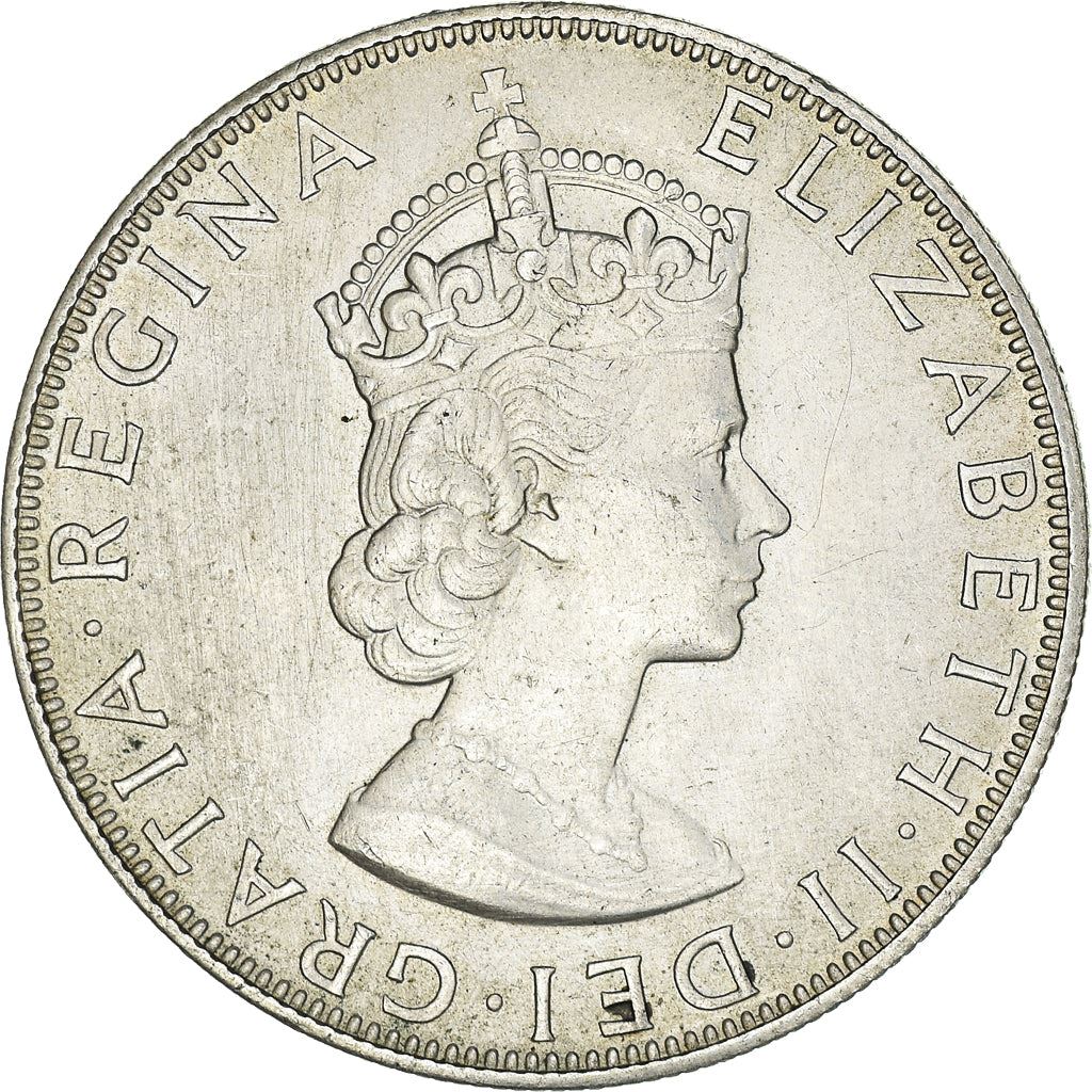 Bermuda | 1 Crown Coin | Queen Elizabeth II | Lion | KM14 | 1964