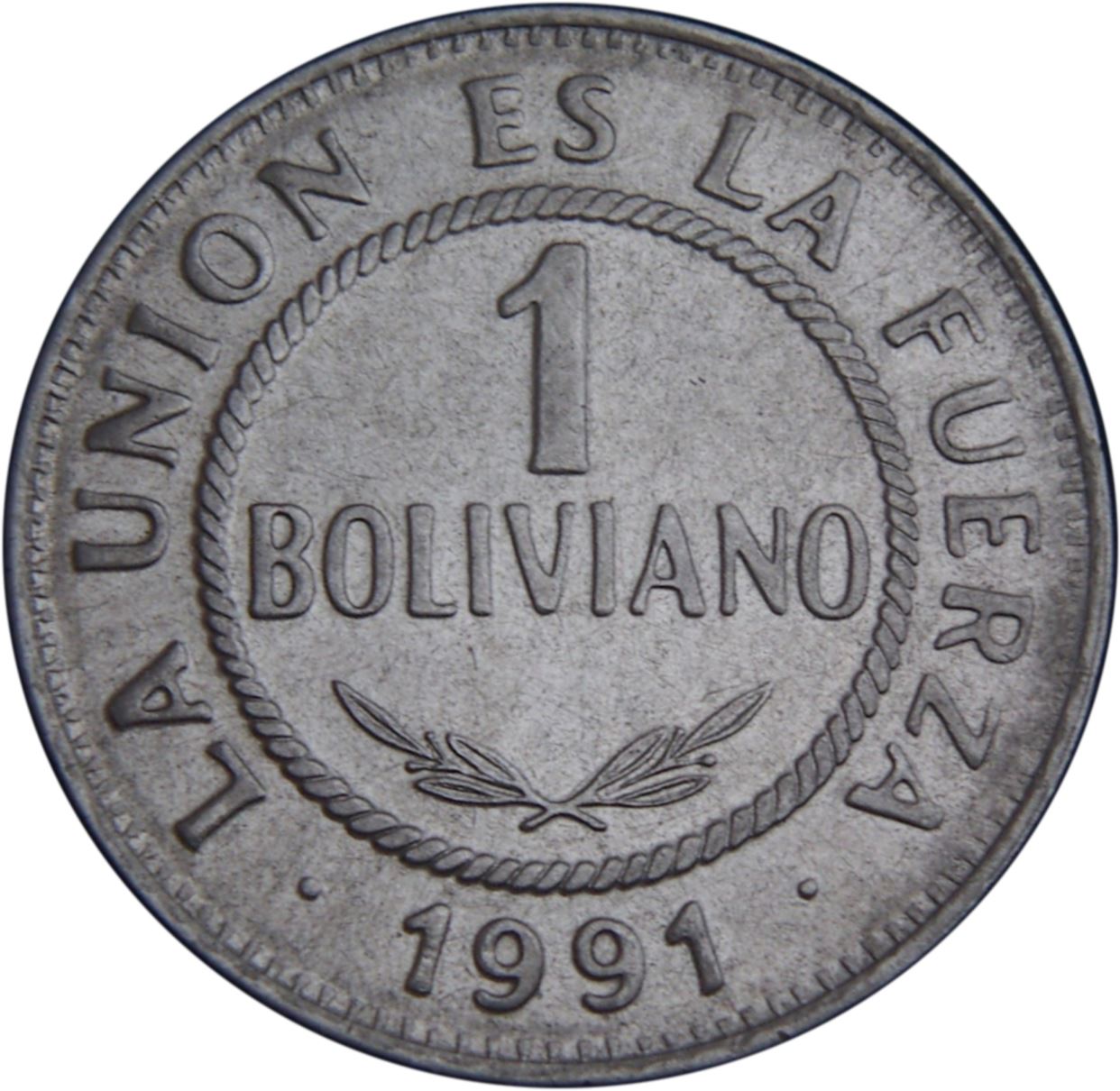 Bolivia 1 Boliviano | KM205 | 1987 - 2008