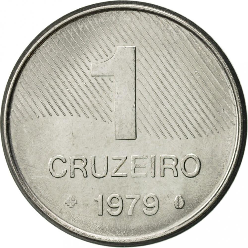 Brazil 1 Cruzeiro Coin KM590 1979 - 1984