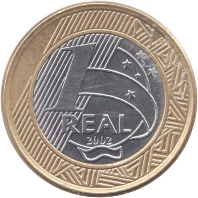 Brazil | 1 Real Coin | Juscelino Kubitschek | KM656 | 2002