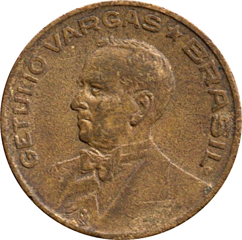 Brazil | 10 Centavos Coin | KM555a | 1943 - 1947