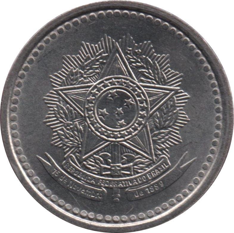 Brazil 10 Centavos Coin KM602 1986 - 1988