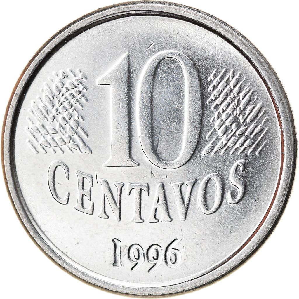 Brazil 10 Centavos Coin KM633 1994 - 1997