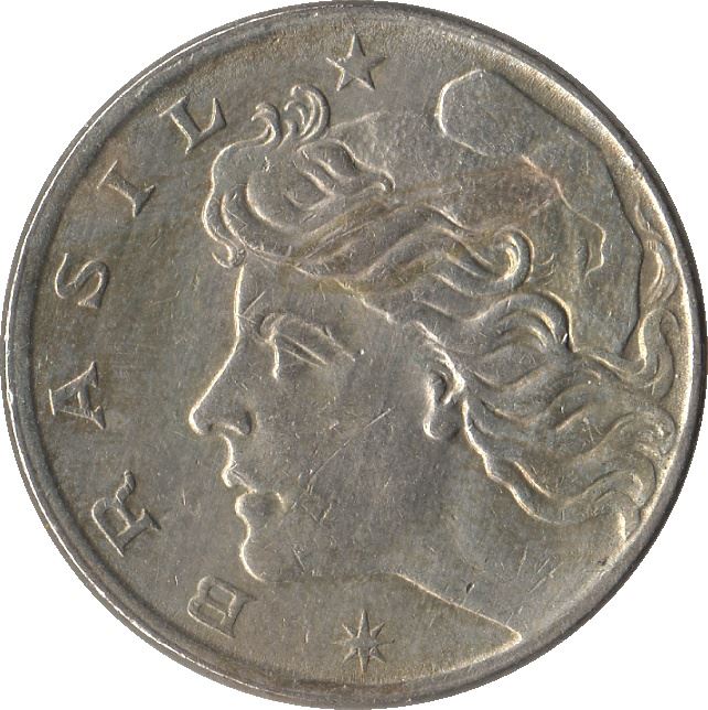 Brazil 10 Centavos Coin | non magnetic | KM578 | 1967 - 1970