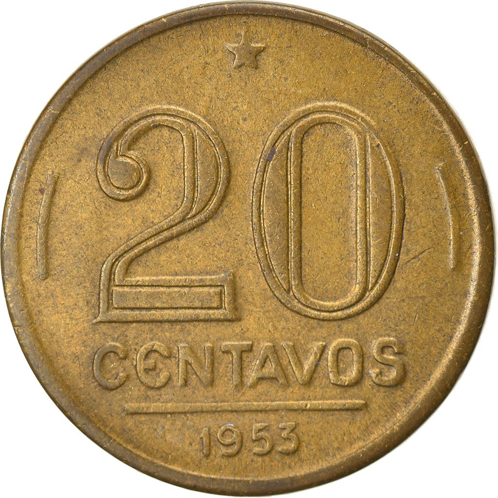 Brazil 20 Centavos Coin | Ruy Barbosa | KM562 | 1948 - 1956