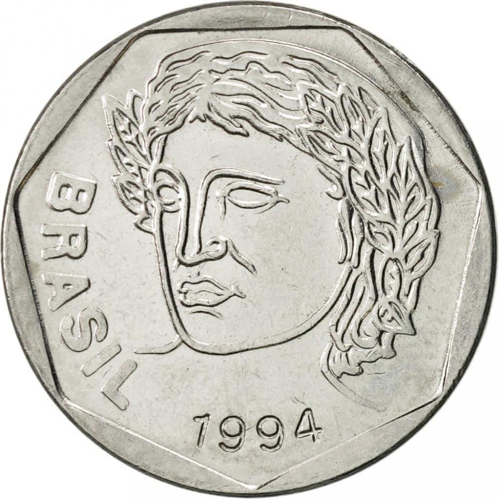 Brazil 25 Centavos Coin KM634 1994 - 1995