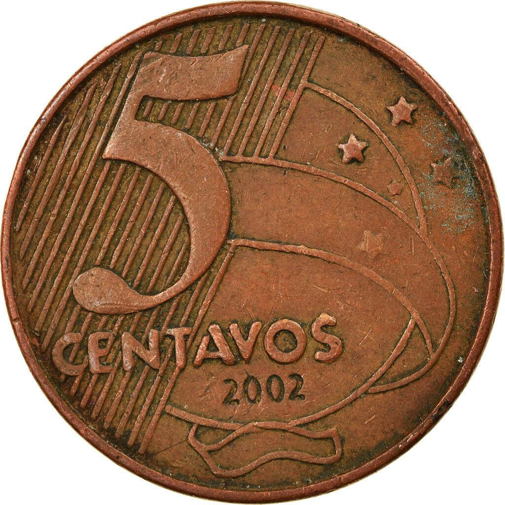 Brazil 5 Centavos Tiradentes Coin KM648 1998 - 2021