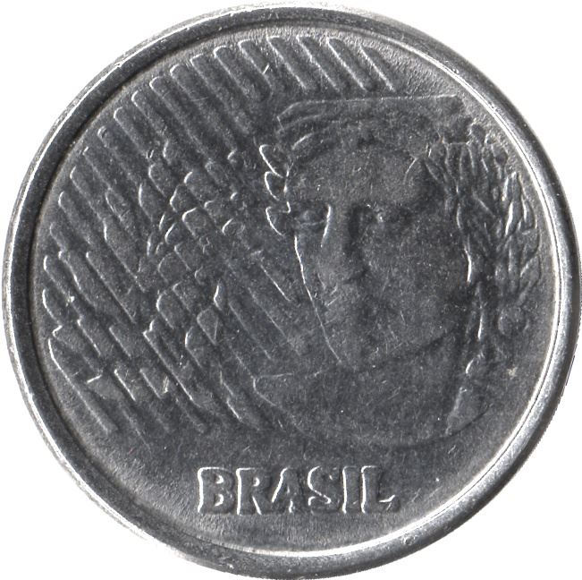 Brazil 50 Centavos Coin KM635 1994 - 1995