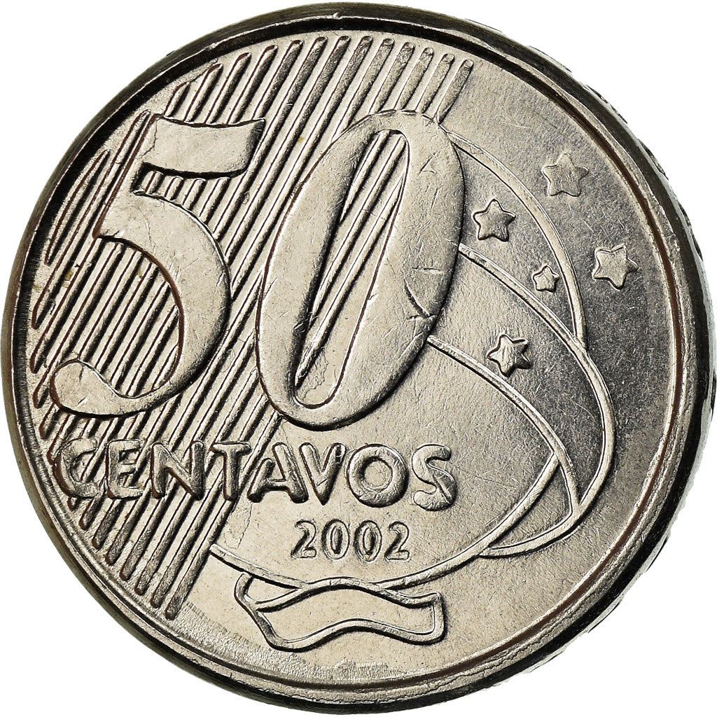 Brazil 50 Centavos Rio Branco Coin KM651a 2002 - 2021