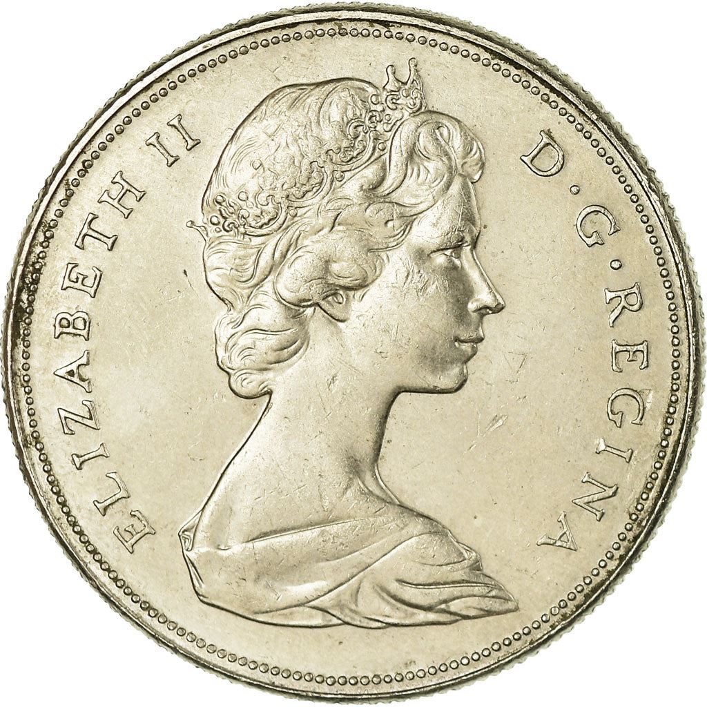 Canada 1 Dollar Coin | Queen Elizabeth II | British Columbia | KM79 | 1971