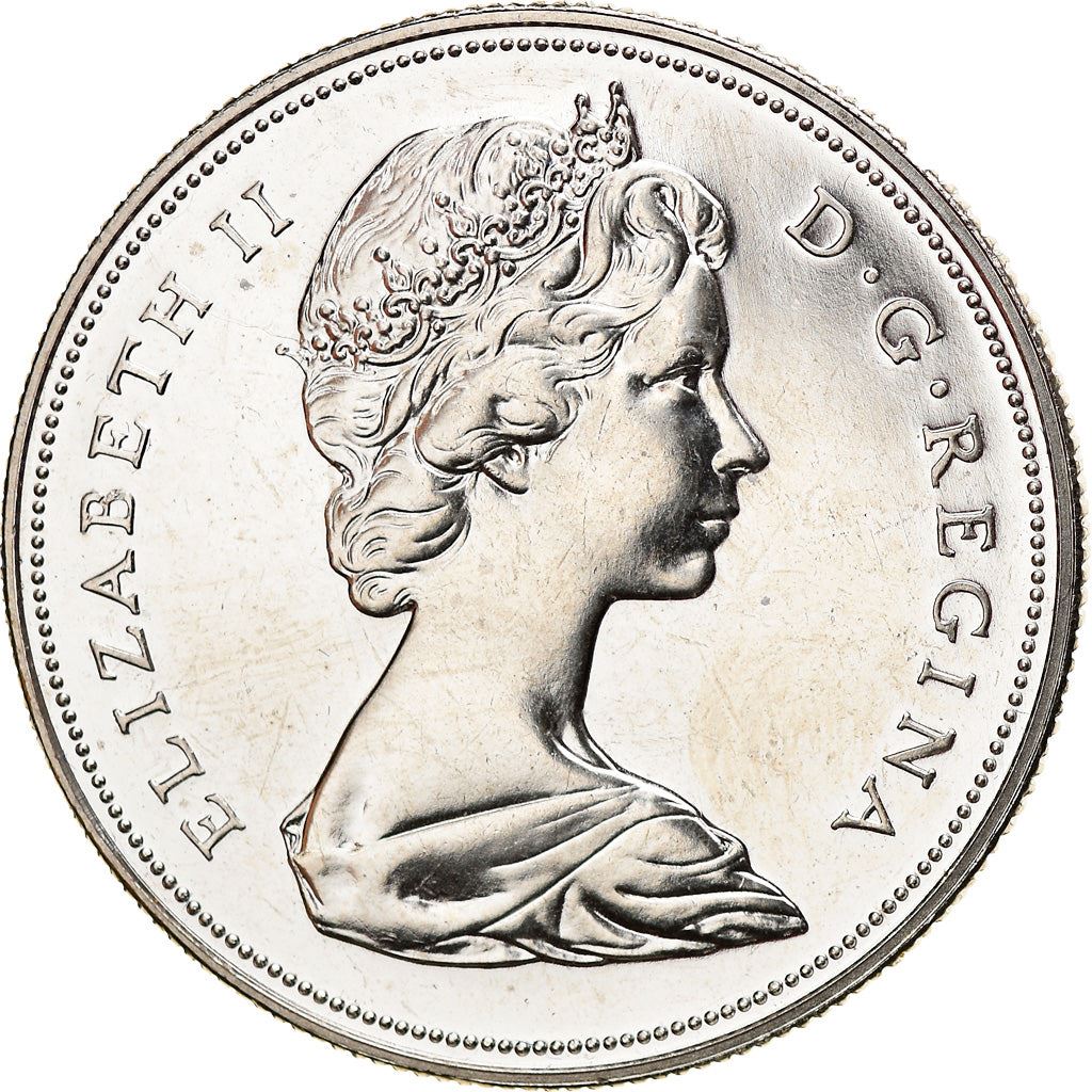 Canada 1 Dollar Coin | Queen Elizabeth II | British Columbia | KM79 | 1971