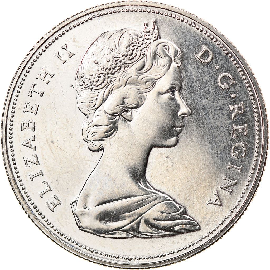 Canada 1 Dollar Coin | Queen Elizabeth II | British Columbia | KM79 | 1971