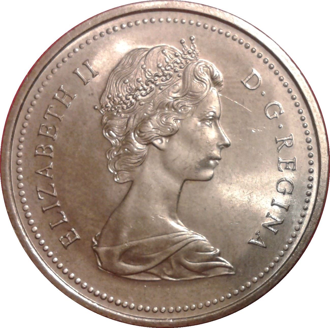 Canada 1 Dollar Coin | Queen Elizabeth II | Prince Edward Island | KM82 | 1973