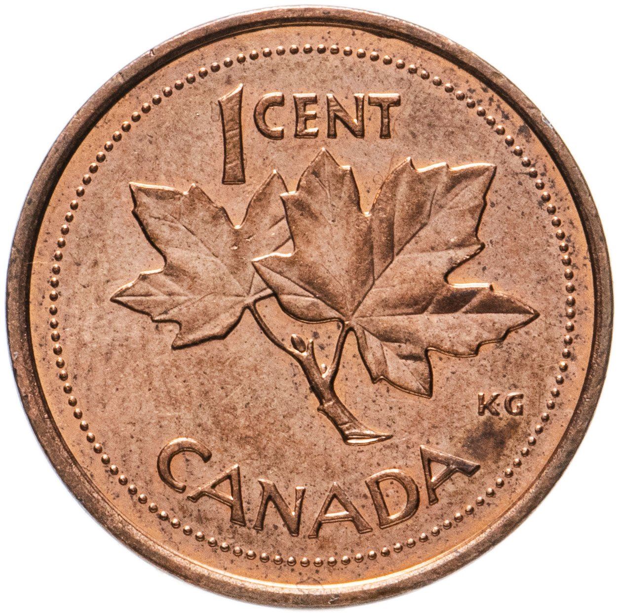 Canada Coin Canadian 1 Cent | Queen Elizabeth II | Golden Jubilee | Maple Leaf | KM445b | 2002