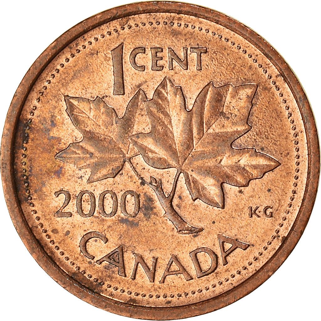 Canada Coin Canadian 1 Cent | Queen Elizabeth II | Maple Leaf | KM289 | 1997 - 2003