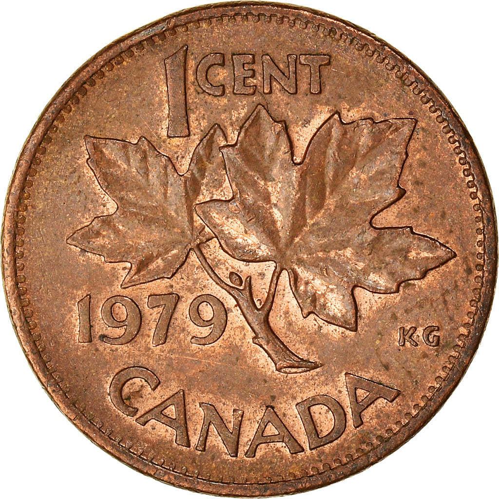 Canada Coin Canadian 1 Cent | Queen Elizabeth II | Maple Leaf | KM59 | 1965 - 1979