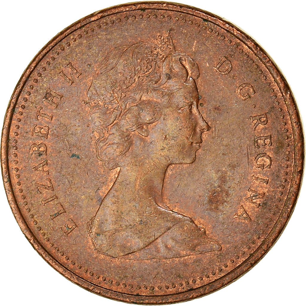 Canada Coin Canadian 1 Cent | Queen Elizabeth II | Maple Leaf | KM59 | 1965 - 1979