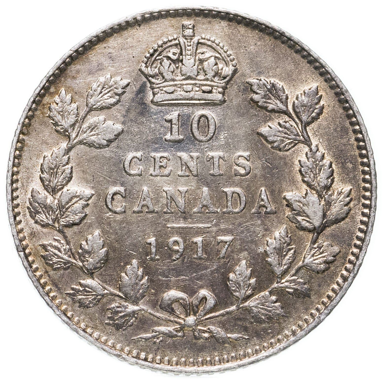 Canada Coin Canadian 10 Cents | King George V | Crown | KM23 | 1912 - 1919