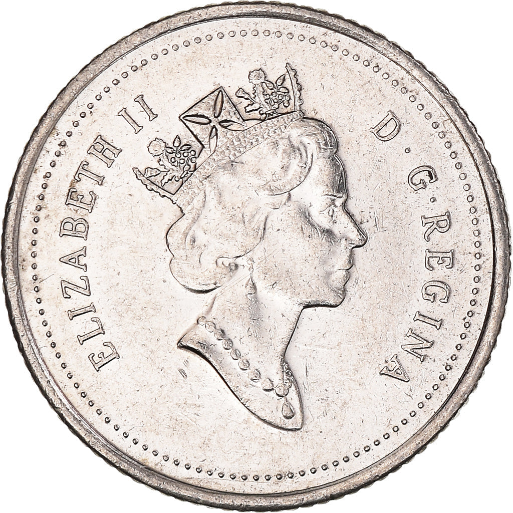 Canada Coin Canadian 10 Cents | Queen Elizabeth II | Bluenose Racing Ship | KM183 | 1990 - 2000