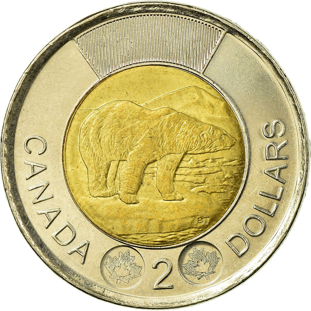 Canada Coin Canadian 2 Dollars | Queen Elizabeth II | Polar Bear | KM1257 | 2012 - 2021