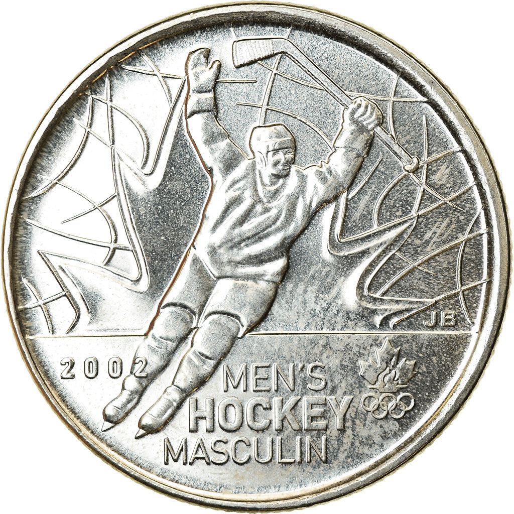 Canada Coin Canadian 25 Cents | Queen Elizabeth II | Ice Hockey | Olympics | KM1063 | 2009