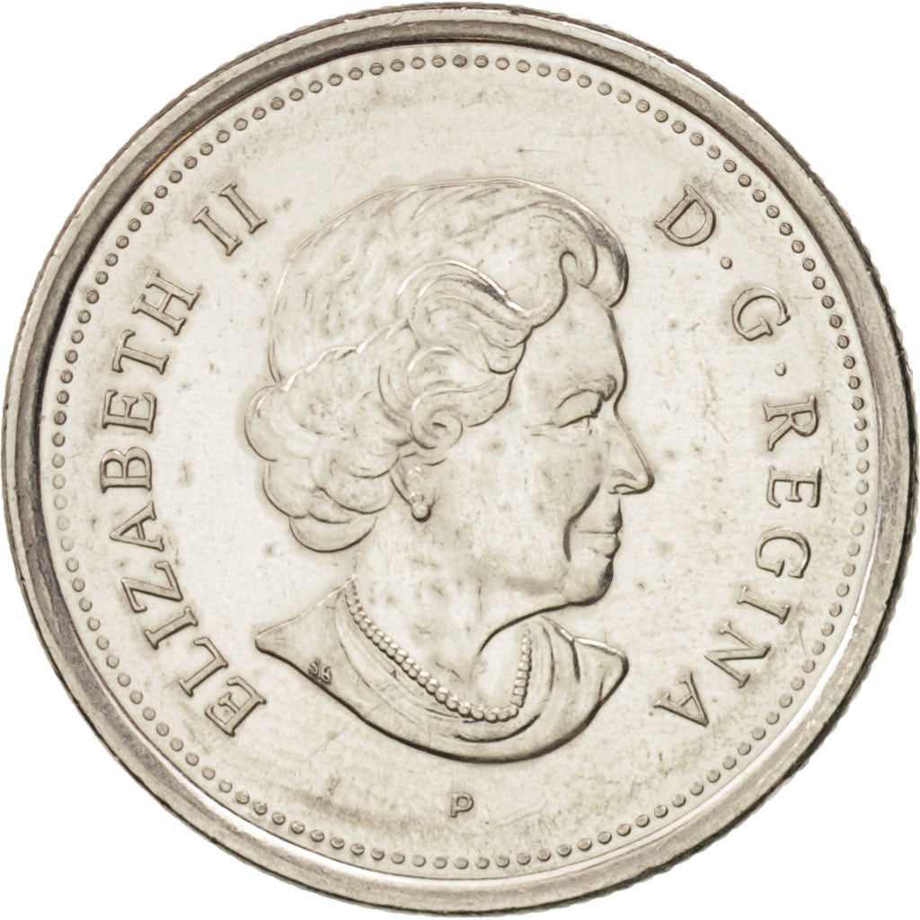 Canada Coin Canadian 25 Cents | Queen Elizabeth II | Province of Alberta | KM530 | 2005