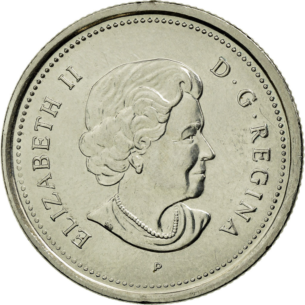 Canada Coin Canadian 25 Cents | Queen Elizabeth II | Province of Alberta | KM530 | 2005