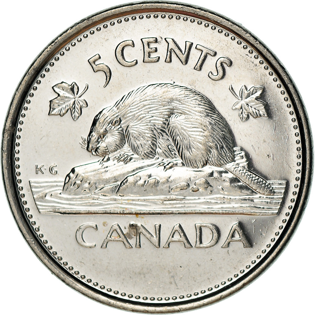 Canada Coin Canadian 5 Cents | Elizabeth II | Golden Jubilee| Beaver | KM446 | 2002