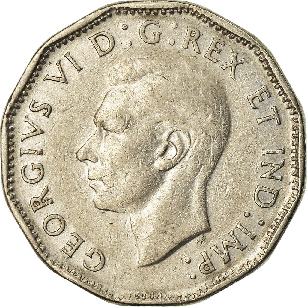 Canada Coin Canadian 5 Cents | King George VI | Beaver | Maple Leave | KM39a | 1946 - 1947